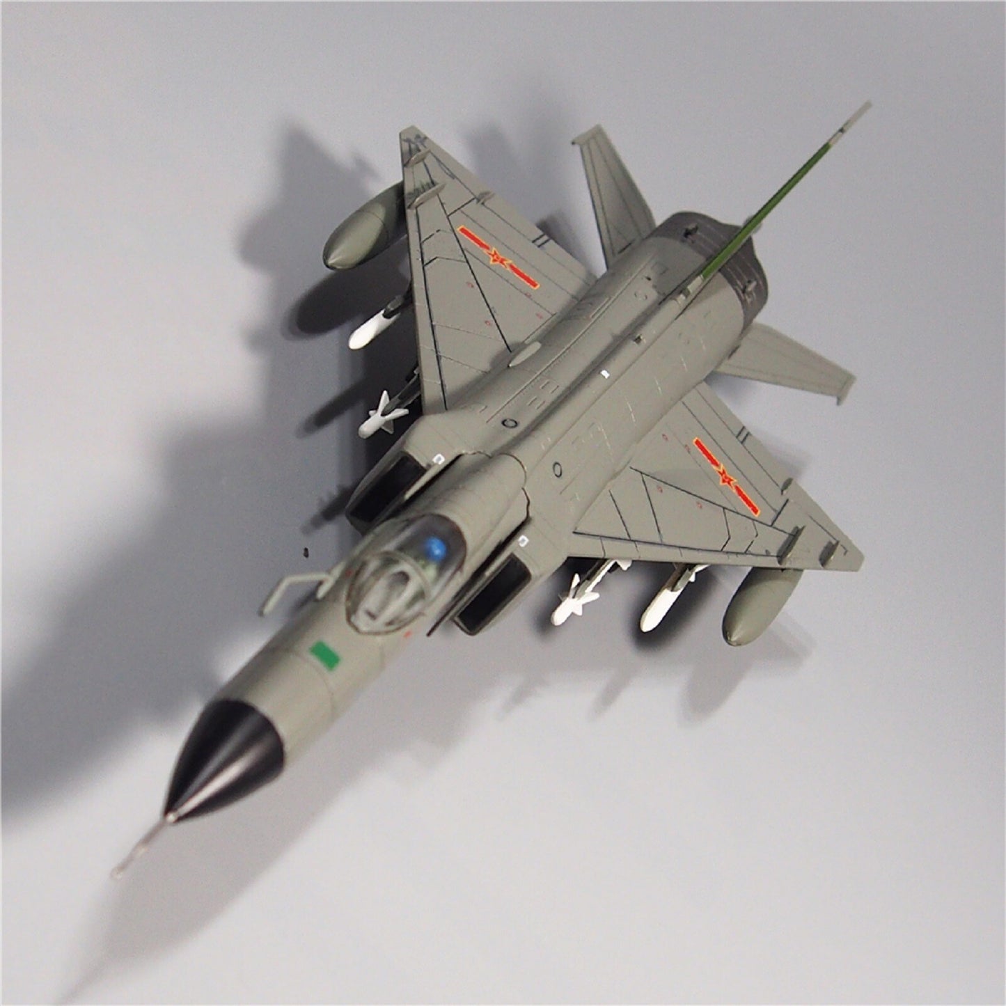 1:100 J-8 Fighter 81192 Airplane Diecast Military Aircraft Plane Model Display