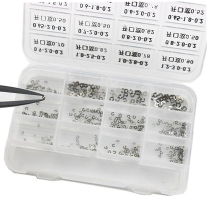 360Pack 12 Sizes Watch E-Clips Latch Pusher Assortment With Tweezers Tools