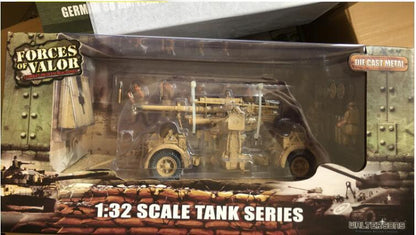 FOV German 88 MM Flak Anti-tank Gun w/ Artillerymen 1/32 DIECAST MODEL FINISHED