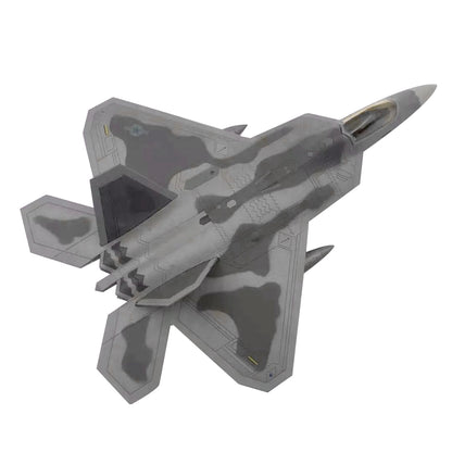 1/72 F-22 Fighter Bomber Aircraft Diecast Army Fighting Jet Airplanes Model