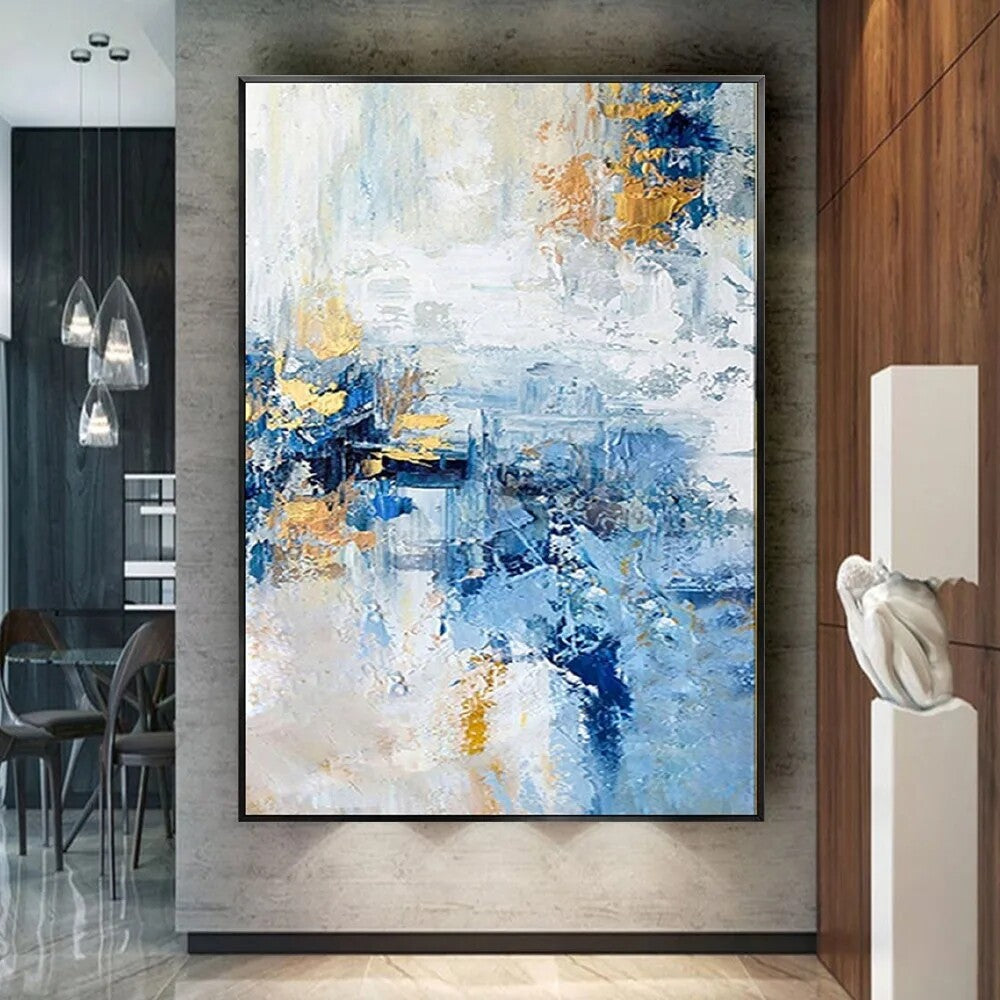 Abstract Ocean Sea Landscape Indoor Hand-Painted Oil Painting Living Room
