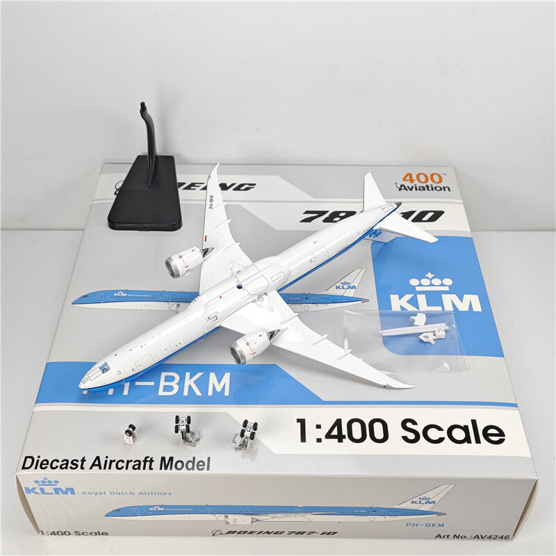 1:400 Aviation KLM BOEING B787-10 Passenger Airplane Diecast Plane Model