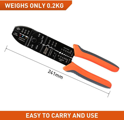 IWISS 5-in-1 Electricians Pliers Wire Stripper Cable Cutters Crimping Hand Tool