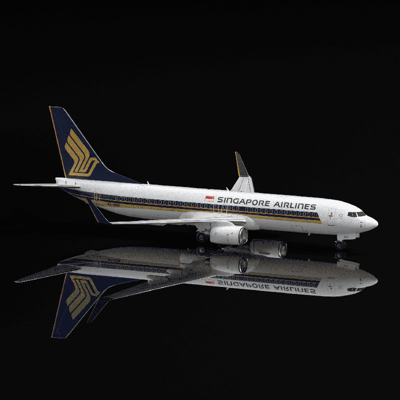 1:400 Aero Polaris SINGAPORE AIRLINES Boeing 737-800 Airplane Diecast Model