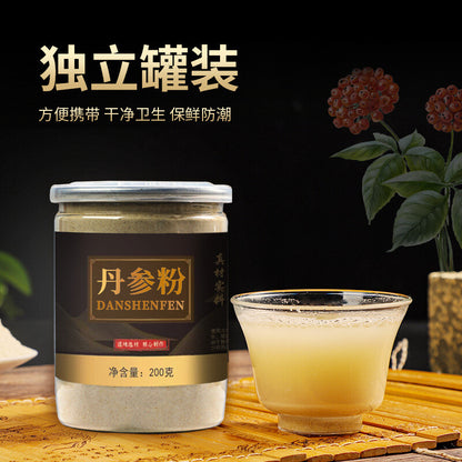Salvia Miltiorrhiza Powder (Red Sage Root Powder), 200g.
