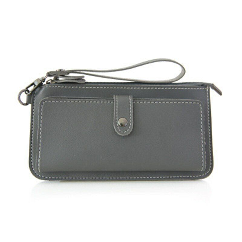 Lady Handbag Female Card Wallet Handbag Clamps Billfold Cash Clip Women Purse PU