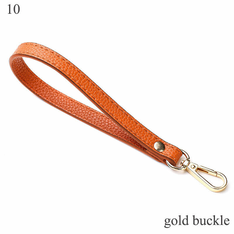 PU Leather Wallet Strap Replaceable Handbag Metal Bag Wrist Strap Key Belt