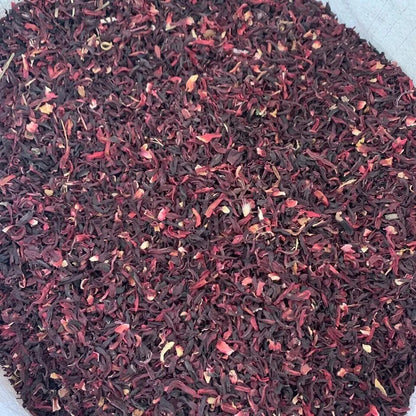 Premium Hibiscus Flower Organic Petals Dried Cut ~ Hibiscus Sabdariffa ~