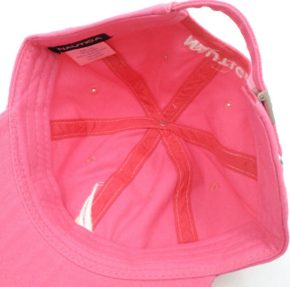 Nautica Hat Tennis Driving Adjustable Rose Red Rare Sport Baseball Cap Unisex