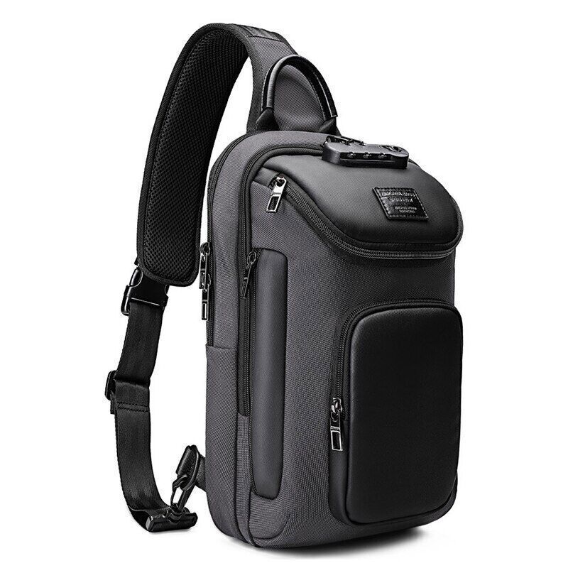 Men's Oxford Crossbody Shoulder Bags Pack Chest Bag Man Bag Travel