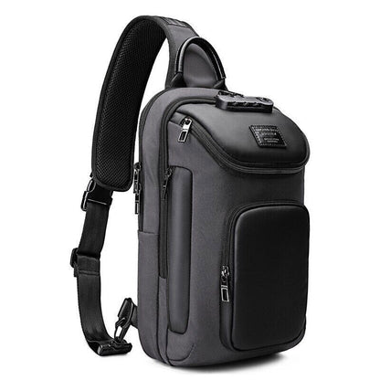 Men's Oxford Crossbody Shoulder Bags Pack Chest Bag Man Bag Travel