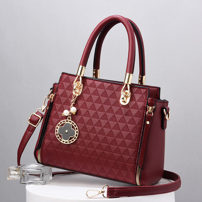 Leather Handbags Shoulder Messenger Satchel Tote Crossbody Bags Purse