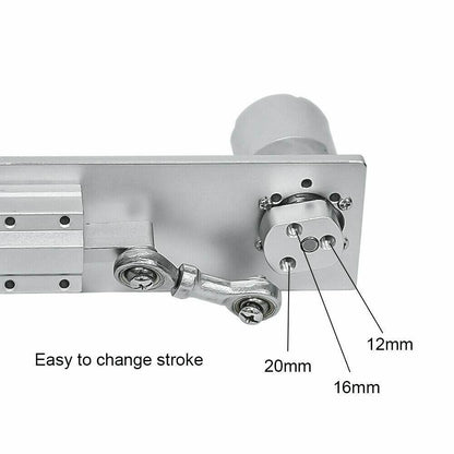 Linear Actuator 330L DIY Design Cycle DC Gear Motor 12/24 Volt Stroke 12/16/20mm