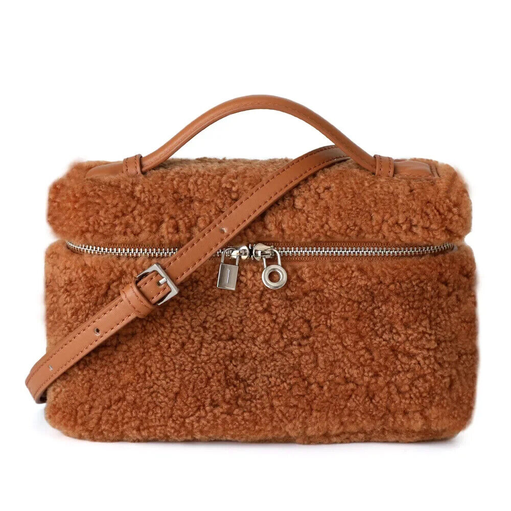 Lunch Box Bags Autumn Winter Lamb Wool Bag High Quality Fashion Mini Handbags