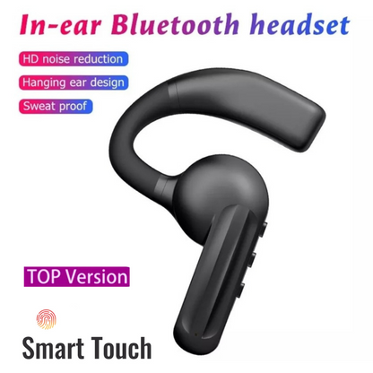 Ear Clip Wireless Bluetooth 5.0 Earpiece Noise Cancelling Headset Dual Mic 1/2Pc