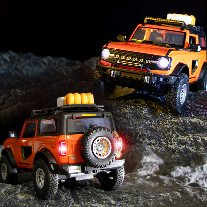 1:24 Ford Bronco Lima Diecast Model Car Modified SUV Off-road Vehicle Toy Gift
