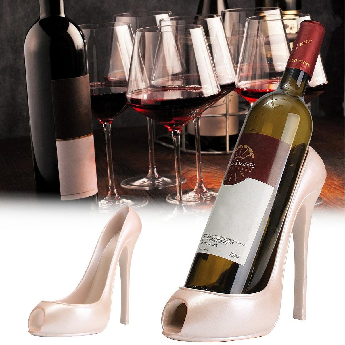 Wine Bottle Holder Hanger Red Wine Rack Bracket Bar Accessories Table Decoration