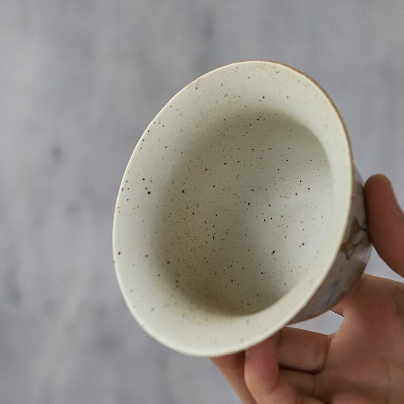 Ceramic Gaiwan Teacup Deer Chinese Tea Sets Drinkware 150ml