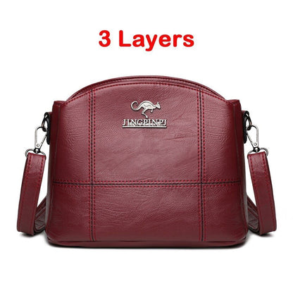 Fashion Leather Handbag Purse Small Crossbody Shoulder Messenger Bag Polyester