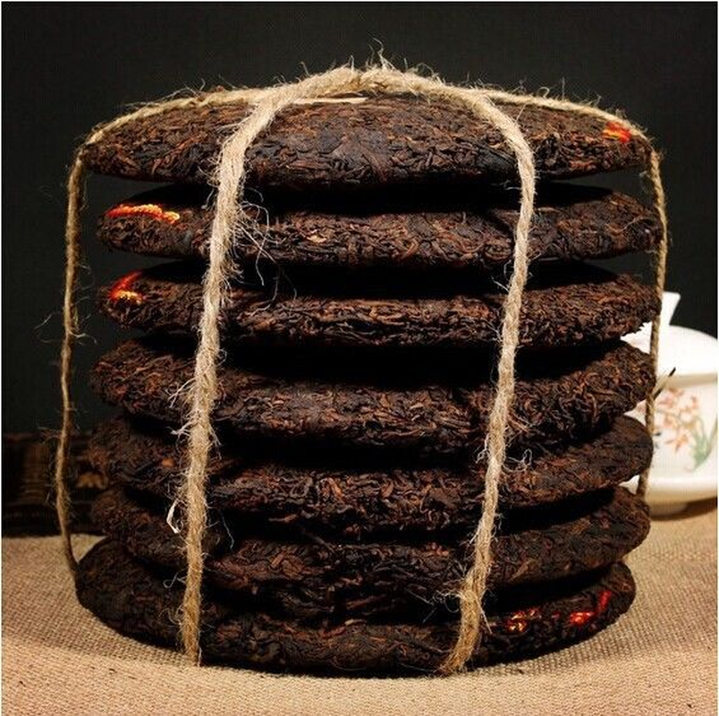 Organic Black Tea Cake Top Ripe Puerh Tea 357g Yunnan Pu Erh Tea Healthy Drink