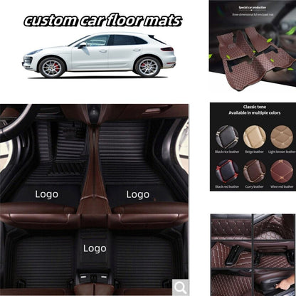 For Audi All Models Car Floor Mats Luxury Custom Waterproof Carpets Cargo Liners