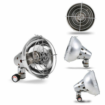 Gas Stove Heater Camping Outdoor Propane Butane Storage Bag Stand Copper Alloy
