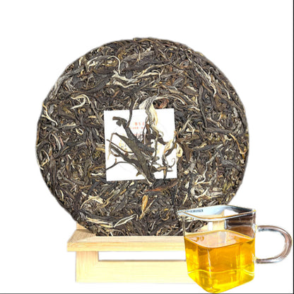 Yunnan Pu'er Tea Sleepy Deer Mountain Famous Tea Pu'er Raw Tea Cake 357g/12.59oz