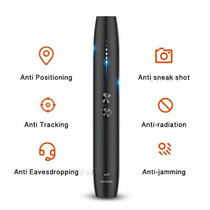 Wireless Camera Pen Detectors Anti Vehicle GPS Tracking Portable Powerful Device