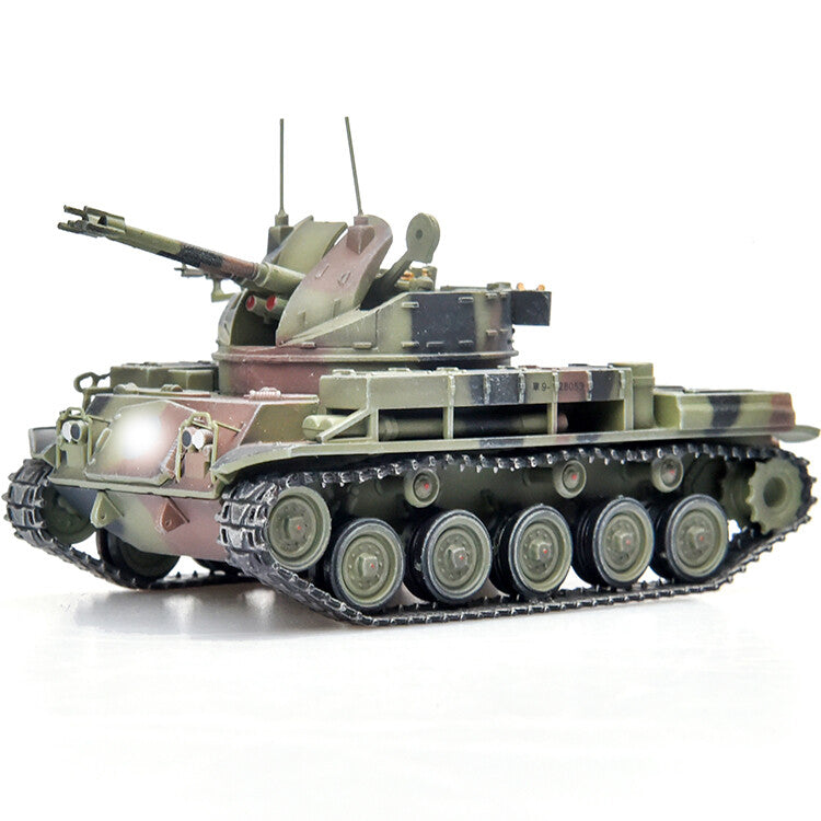 PANZERKAMPF 1/72 M42 Self-Propelled Anti-Aircraft System Camouflage Tank Model