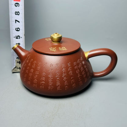 Vintage Chinese Yixing Purple Clay Teapot Zisha Ceremony Teaware Collection Rare