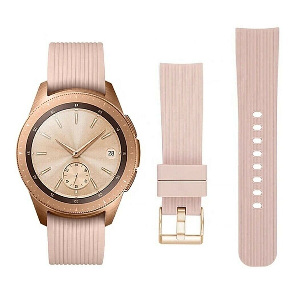 Replacement Silicone Sport Watch Band Strap For Samsung Galaxy Watch 42mm 46mm
