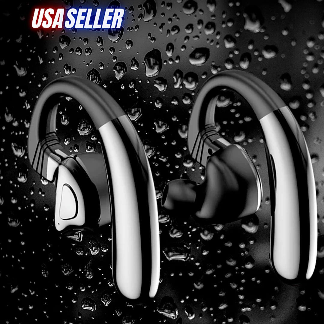 Pair Trucker Wireless Bluetooth 5.0 Earpiece Headset Earbud Noise Canceling