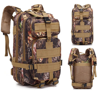 Tactical Pack Backpack Army Bug Out Bag Outdoor Hiking Camping Hunting Rucksack