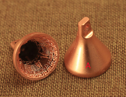 1pc 1.3" New Pure Copper Buddhism Stamp Clay Stupa Machine Mold Blessing