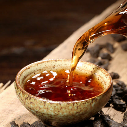 250g/8.8oz Pu'er Tea Organic Glutinous Rice Fragrance Pu-Erh Cooked Black Tea