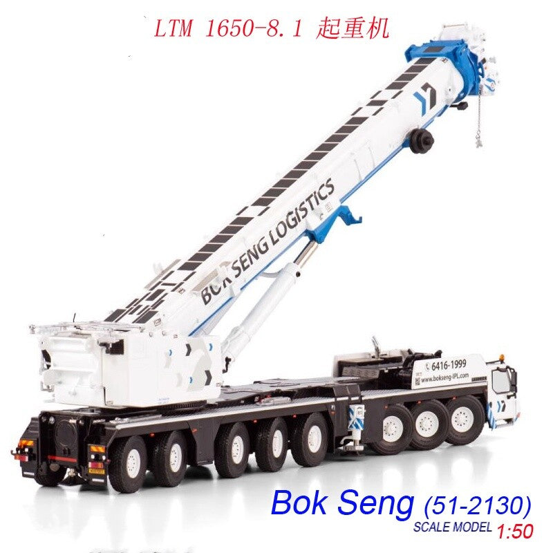 1:50 WSI LIEBHERR LTM1650-8.1 Crane Bok Seng Construction Machine Diecast Model