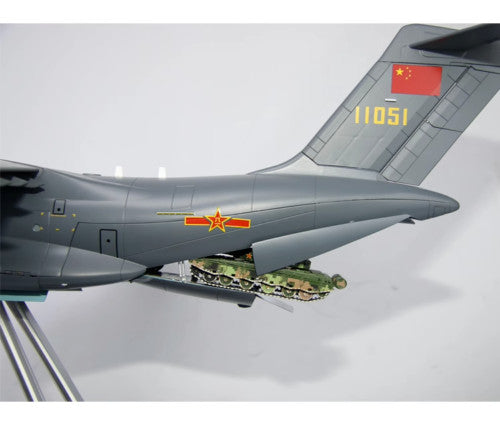 1:72 65CM China Air Force Y-20 Military Transport Plane Diecast Aircraft Model