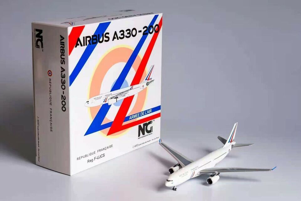 1:400 NG REPUBLIQUE FRANCAISE AIRBUS A330-200 Passenger Airplane Diecast Model