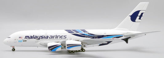 1:400 JC Wings Malaysia Airlines AIRBUS A380 Passenger Airplane Diecast Model