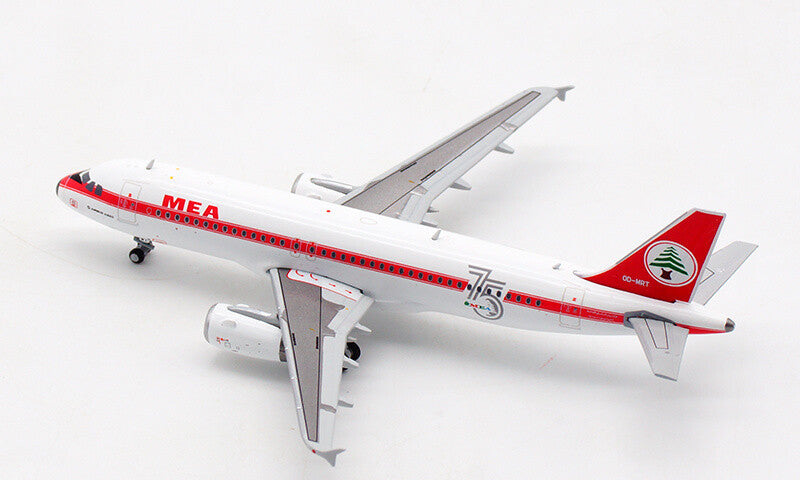 JC Wings Lebanon Middle East Airlines AirBus A320 OD-MRT 1:400 plane Pre-built