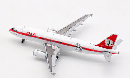 JC Wings Lebanon Middle East Airlines AirBus A320 OD-MRT 1:400 plane Pre-built