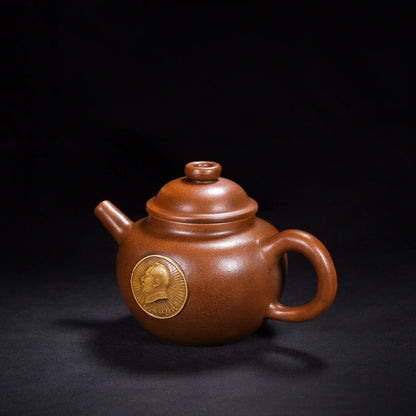 Chinese Yixing Zisha Clay Handmade Exquisite Teapot （巨轮 底款：周桂珍）