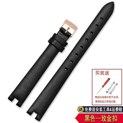 Leather Watch Strap for Gucci Ya141501 Ya141401 Series Notch Bracelet 14mm 16mm