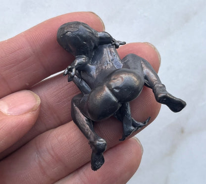 Art Brass Girl Statue Art Beauty Model Figurine Decor Artwork