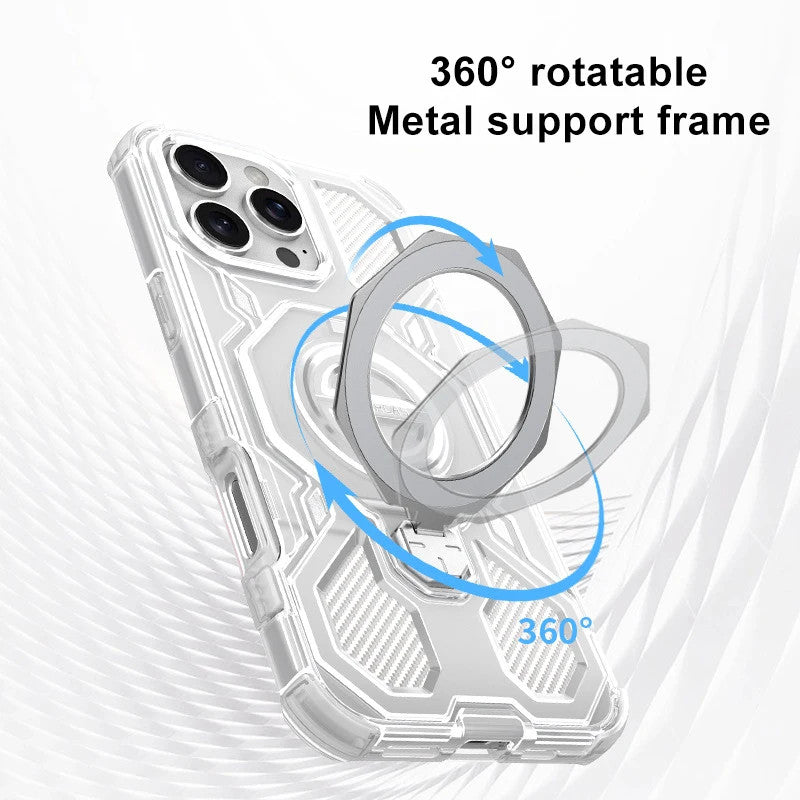 Magnetic Anti-Shock Full Protection Mobile Phone Case for iPhone 17 ProMax/16/15