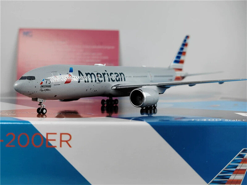 NG Model for American Airlines for Boeing 777-200ER N751AN 1:400 Pre-built model