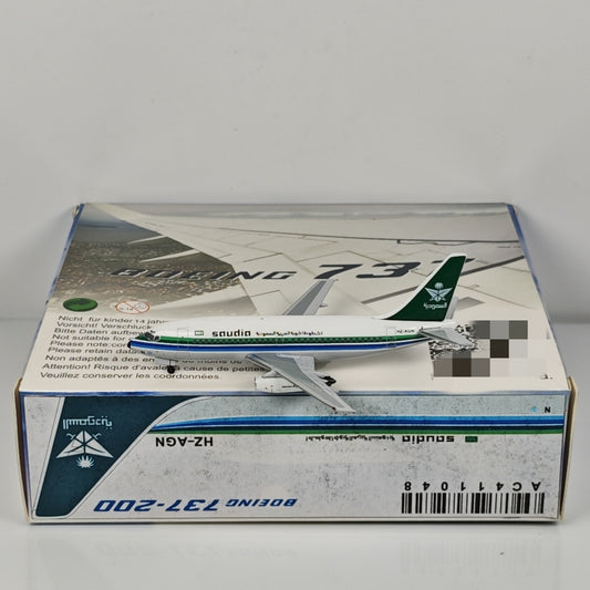 1:400 Aeroclassics Saudia Boeing 737-200 HZ-AGN Passenger Plane Diecast Model
