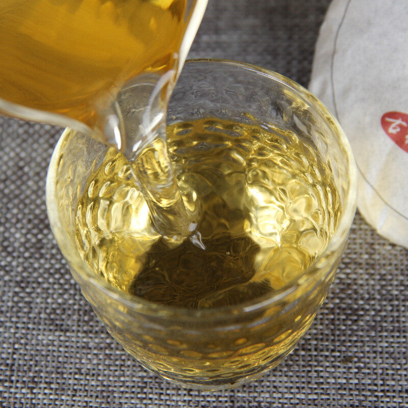 2019 Xiao Ban Zhang Ancient Raw Puer Tea Small Cake 50g Old Tree Shen Puer Tea