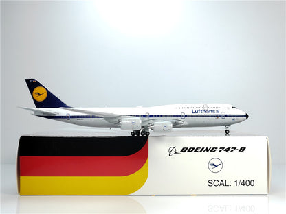 1:400 YY Wings Lufthansa BOEING B747-8 Aircraft Diecast Plane Airplane Model