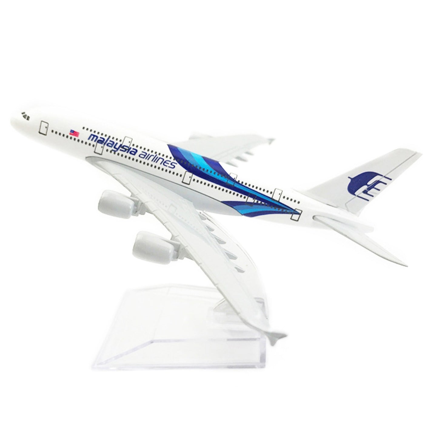 1:400 Scale Malaysia Airlines A380 Model Plane 16cm Alloy Diecast Airplane Model